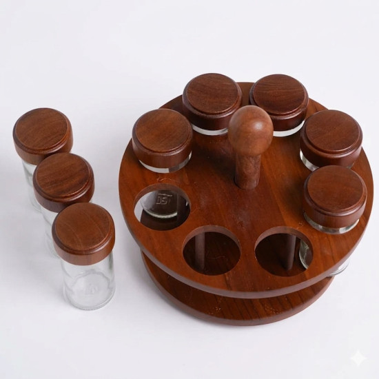 Spice Jars Set - 8 Pcs